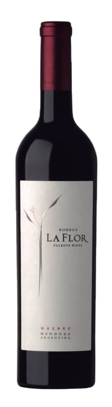 Pulenta La Flor Malbec 2018 Front Bottle Shot