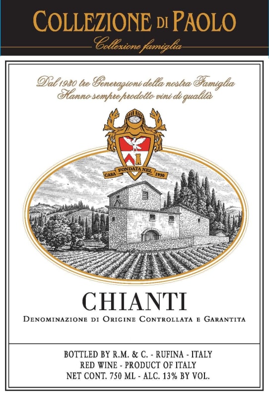 Collezione di Paolo Chianti 2017 Front Label