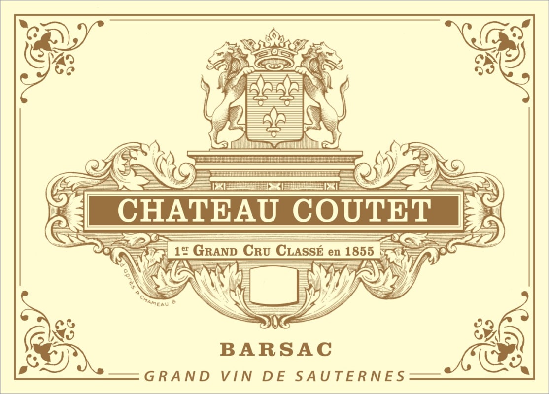 Chateau Coutet (375ML half-bottle) 2021 Front Label