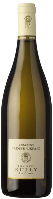 Domaine Jaeger Defaix Rully Les Cloux Premier Cru Blanc 2023 Front Bottle Shot