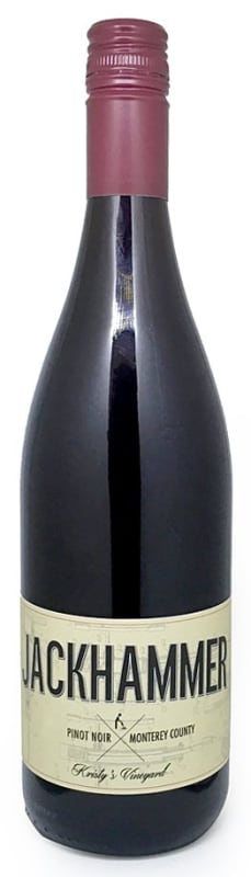Jackhammer Pinot Noir 2017 Front Bottle Shot