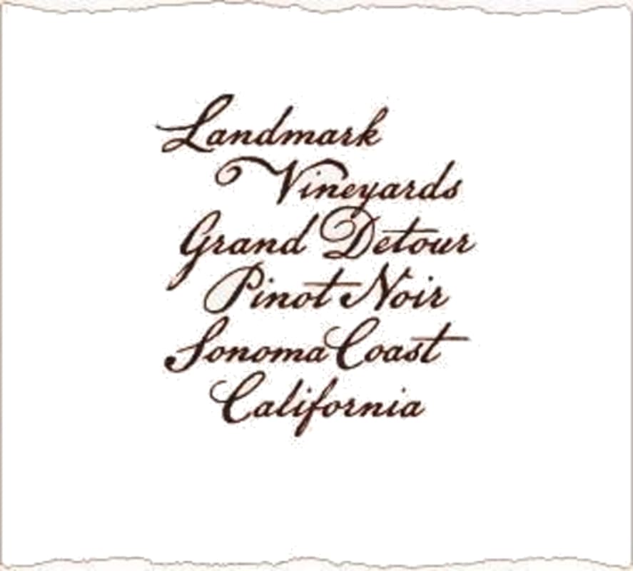 Landmark Grand Detour Pinot Noir 2012 Front Label