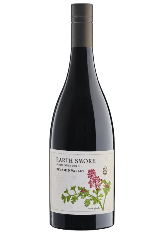 Pyramid Valley Earth Smoke Pinot Noir 2020 Front Bottle Shot