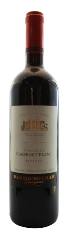 Barboursville Reserve Cabernet Franc 2019 Front Bottle Shot