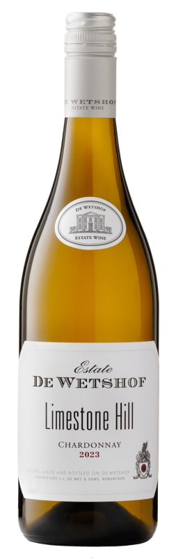 De Wetshof Limestone Hill Chardonnay 2023 Front Bottle Shot