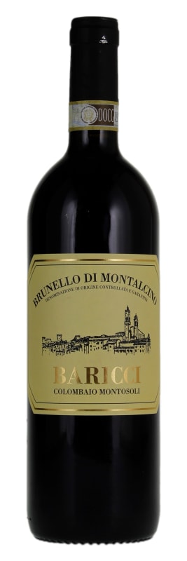 Baricci Montosoli Brunello di Montalcino 2015 Front Bottle Shot