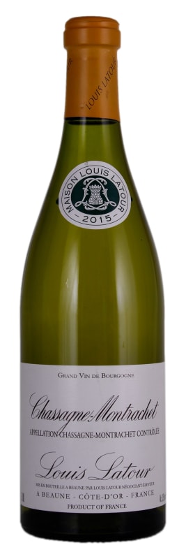 Louis Latour Chassagne-Montrachet Blanc (375ML half-bottle) 2015 Front Bottle Shot