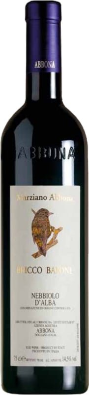 Abbona Bricco Barone Nebbiolo 2013 Front Bottle Shot