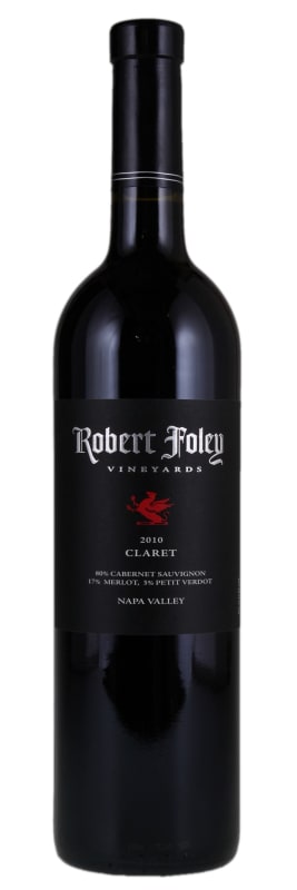 Robert Foley Vineyards Claret 2010 Front Bottle Shot