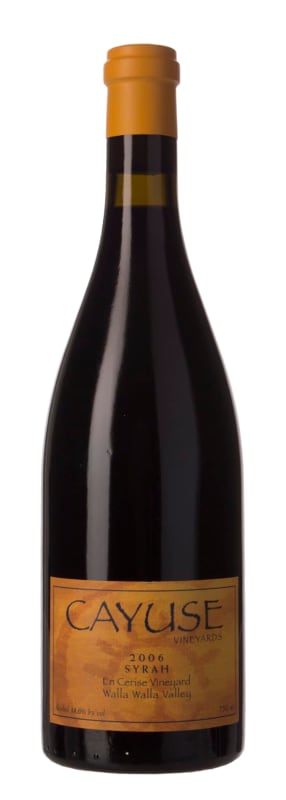 Cayuse En Cerise Syrah 2006 Front Bottle Shot
