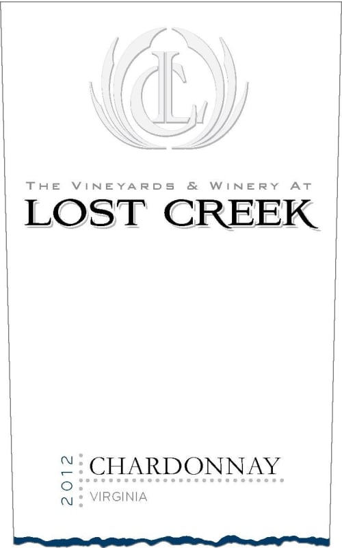 Lost Creek Winery and Vineyards Chardonnay 2012 Front Label
