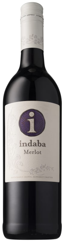 Indaba Merlot 2016 Front Bottle Shot