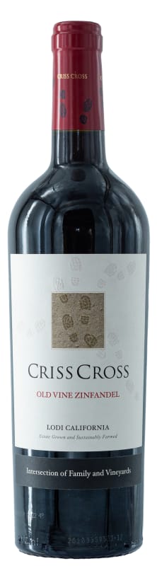 Criss Cross Old Vine Zinfandel 2020 Front Bottle Shot