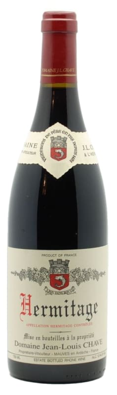 Jean-Louis Chave Hermitage 1996 Front Bottle Shot