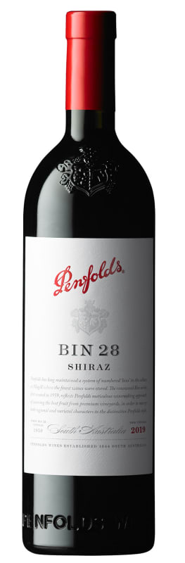 Penfolds Bin 28 Shiraz 2019 Front Bottle Shot