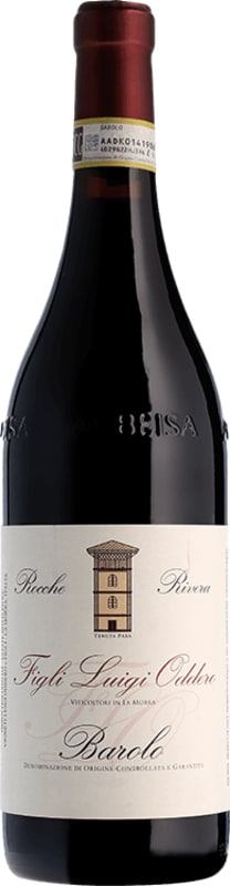 Figli Luigi Oddero Barolo Rocche Rivera 2021 Front Bottle Shot