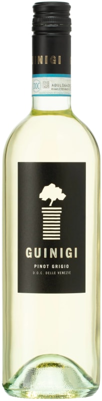 Guinigi Pinot Grigio 2023 Front Bottle Shot