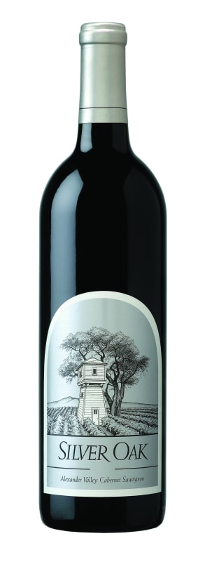 Silver Oak Alexander Valley Cabernet Sauvignon 2015 Front Bottle Shot