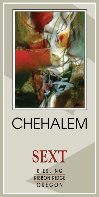 Chehalem Ridgecrest Vineyards Sext Riesling 2008 Front Label