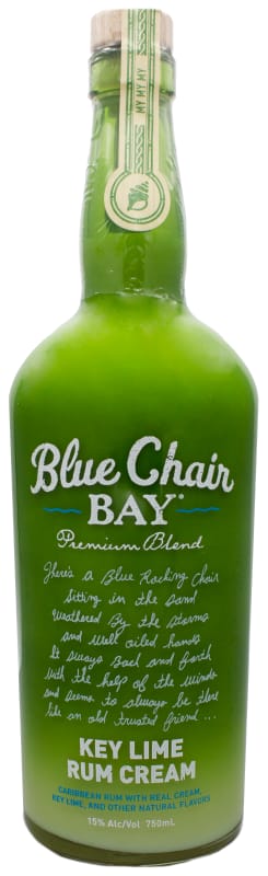 Blue Chair Bay Key Lime Rum Cream Front Bottle Shot