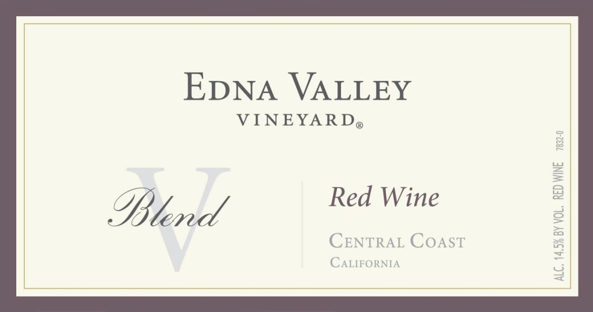 Edna Valley Vineyard Red V Blend 2011 Front Label