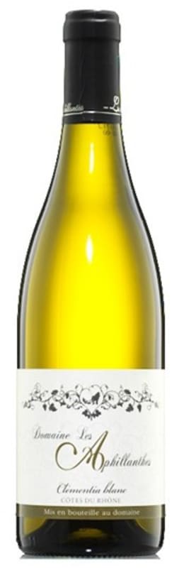 Domaine Les Aphillanthes Cotes du Rhone Clementia Blanc 2016 Front Bottle Shot