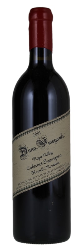 Dunn Howell Mountain Cabernet Sauvignon 2001 Front Bottle Shot