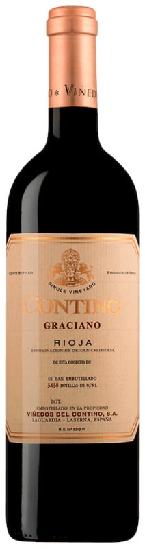 Contino Rioja Graciano 2015 Front Bottle Shot