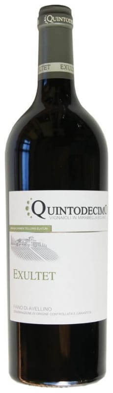 Quintodecimo Fiano di Avellino Exultet 2017 Front Bottle Shot