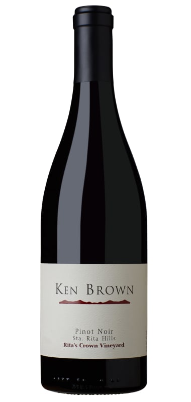 Ken Brown Rita's Crown Vineyard Pinot Noir 2015 Front Bottle Shot