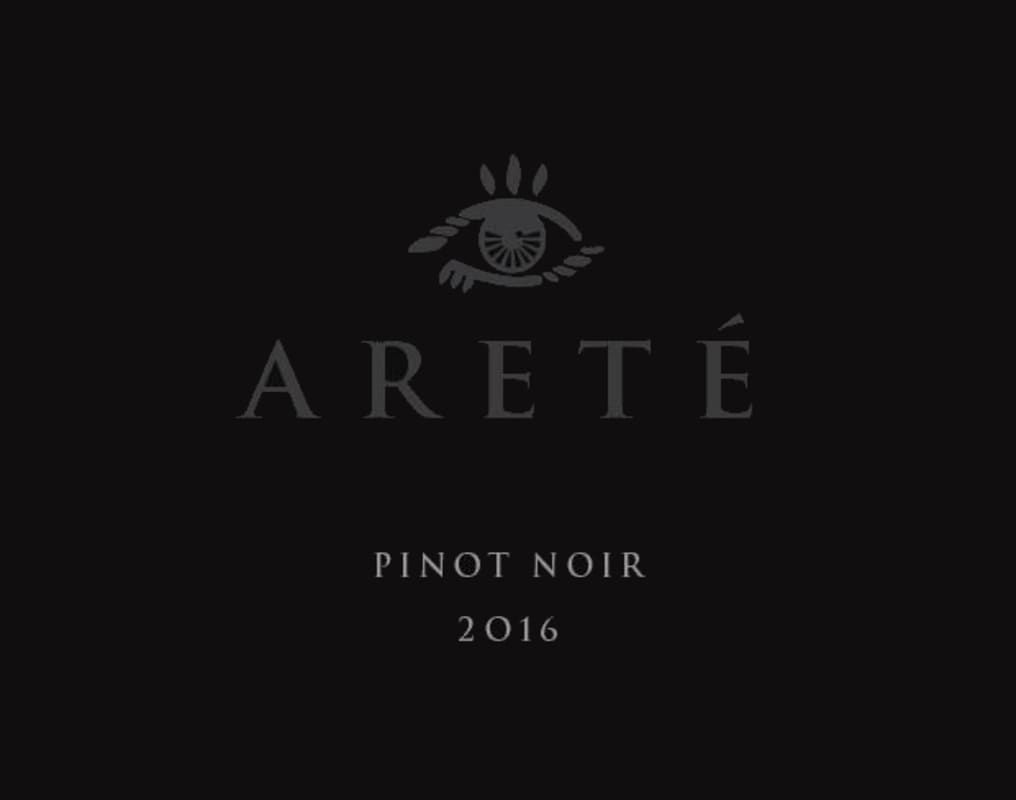 Iris Vineyards Arete Pinot Noir 2016 Front Label