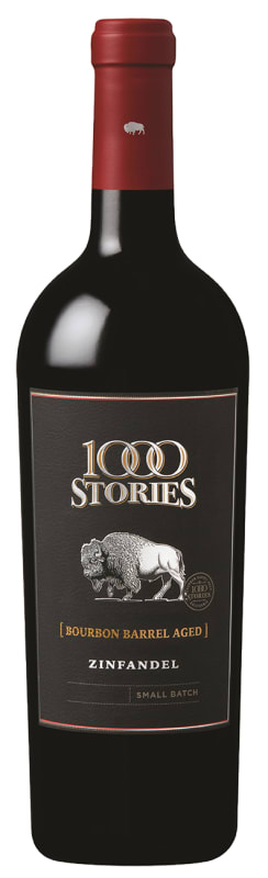 1000 Stories Bourbon Barrel Aged Zinfandel 2020 Front Bottle Shot