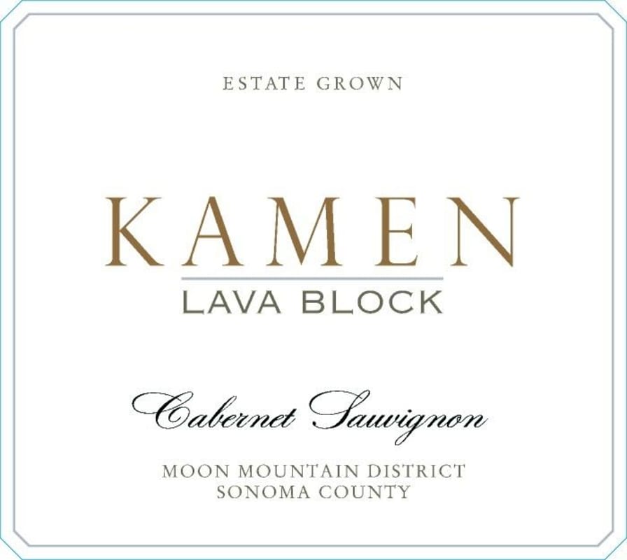 Kamen Estate Lava Block Cabernet Sauvignon 2014 Front Label