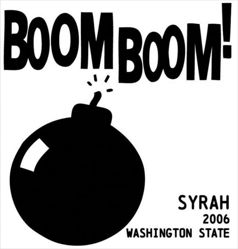 Charles & Charles Boom Boom Syrah 2006 Front Label