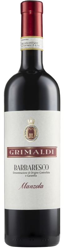 Grimaldi Luigino Barbaresco Manzola 2018 Front Bottle Shot