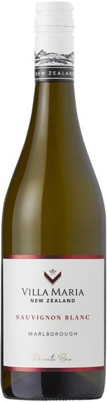 Villa Maria Private Bin Sauvignon Blanc 2021 Front Bottle Shot