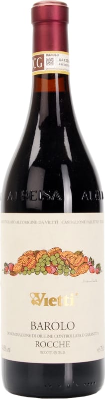 Vietti Barolo Rocche di Castiglione 2000 Front Bottle Shot