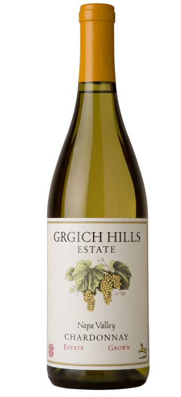 Grgich Hills Estate Chardonnay 2020 Front Bottle Shot