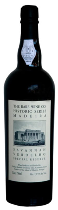 Rare Wine Co. Savannah Verdelho Special Reserve Madeira Front Bottle Shot
