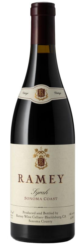 Ramey Sonoma Coast Syrah 2017 Front Bottle Shot