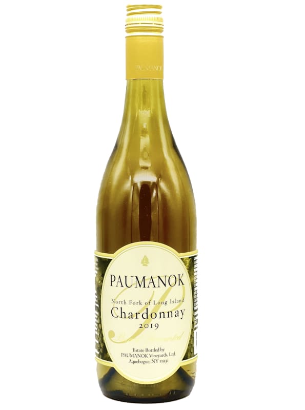 Paumanok Barrel Fermented Chardonnay 2019 Front Bottle Shot