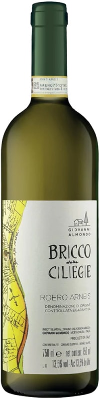 Giovanni Almondo Bricco delle Ciliegie Arneis 2021 Front Bottle Shot