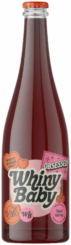 Whiny Baby Obsessed Red Wine Front Bottle Shot