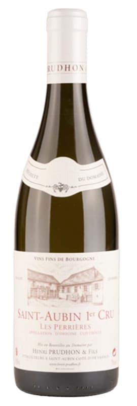 Domaine Henri Prudhon Saint-Aubin Les Perrieres Premier Cru 2020 Front Bottle Shot