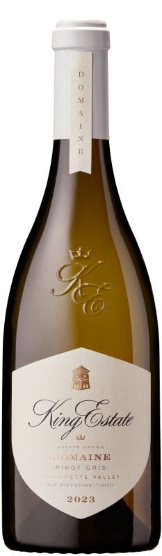 King Estate Domaine Pinot Gris 2023 Front Bottle Shot