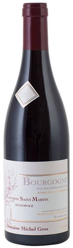 Domaine Michel Gros Hautes Cotes de Nuits Fontaine Saint Martin Monopole 2016 Front Bottle Shot
