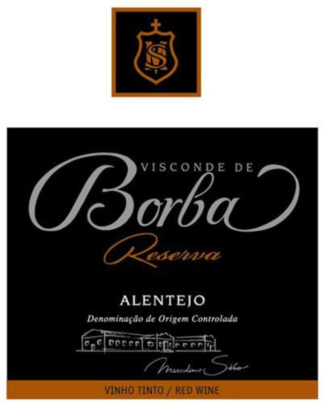 Marcolino Sebo Visconde de Borba Reserva Tinto 2016 Front Label