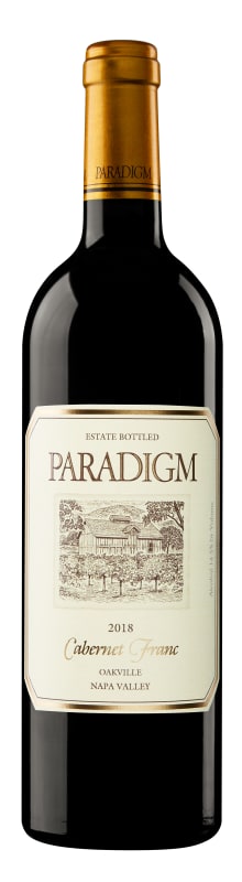 Paradigm Cabernet Franc 2018 Front Bottle Shot