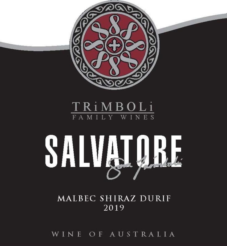 Sam Trimboli Salvatore Malbec - Shiraz - Durif 2019 Front Label