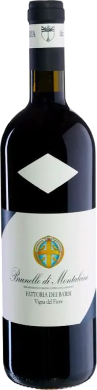 Fattoria dei Barbi Brunello di Montalcino Vigna del Fiore 2019 Front Bottle Shot